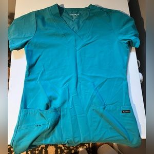 Teal Jockey scrub set